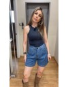 Mid Blue Denim Noema Shorts Sac@Co 
