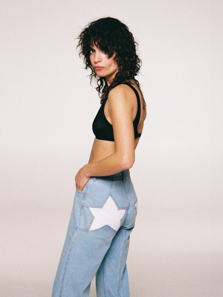 Light Blue Denim Stacy Pants Sac & Co