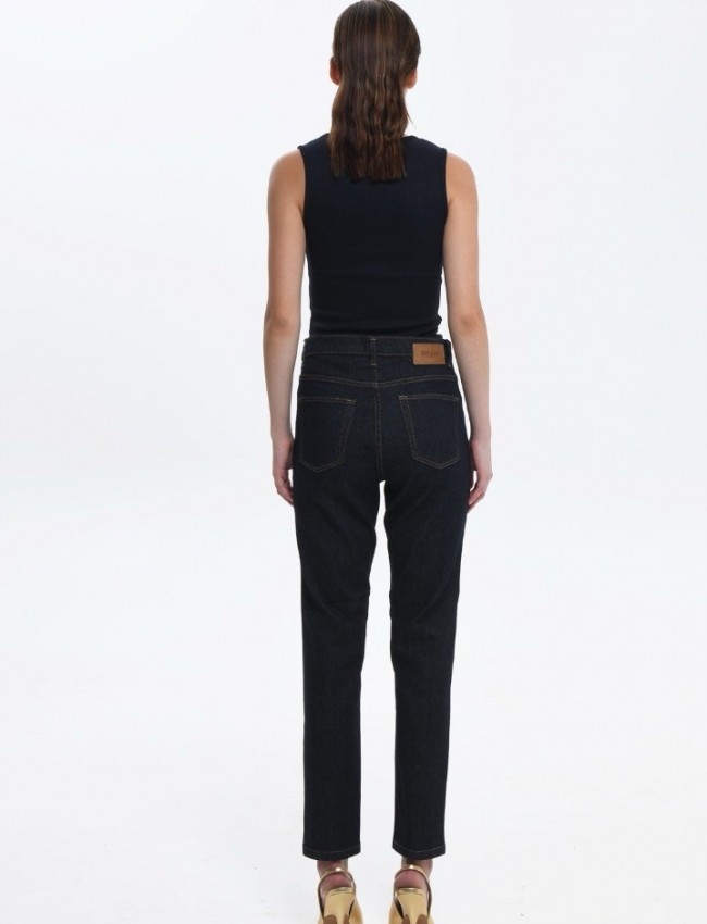 RINA DENIM PANTS DARK BLUE