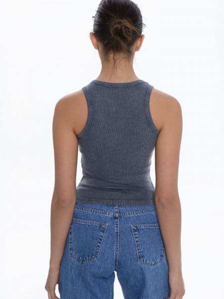 Blue Eri Bamboo Tank Top Sac@CO 