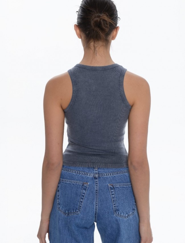 Blue Eri Bamboo Tank Top Sac@CO 