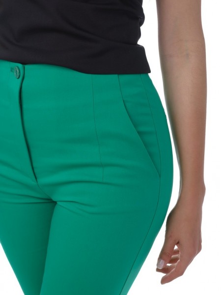 Πράσινο ψηλόμεσο παντελόνι basic εφαρμοστό Access 