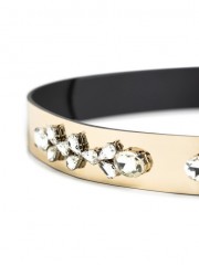 Χρυσή ζώνη με strass Access