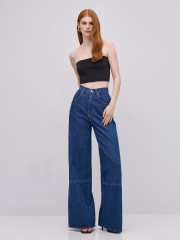 Μαύρη ελαστική strapless μπλούζα–μπούστο με λάστιχο στο επάνω μέρος Access