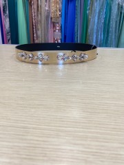 Χρυσή ζώνη με strass Access