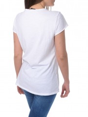Λευκό κοντομάνικο T-shirt με τύπωμα ALE