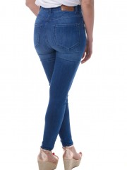 Blue jean ψηλόμεσο skinny ελαστικό παντελόνι Attrattivo