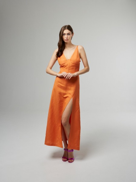 ALEX ORANGE DRESS