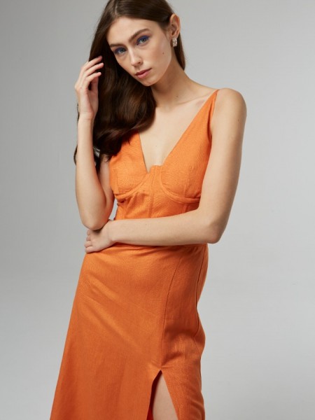 ALEX ORANGE DRESS