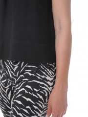 Animal print ψηλόμεσο παντελόνι με τσέπες Vener